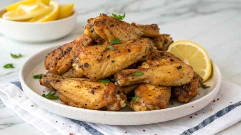 Air Fryer Lemon Pepper Chicken Wings